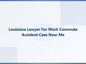 Louisiana Lawyer for Off-Site Work Commute Accidents